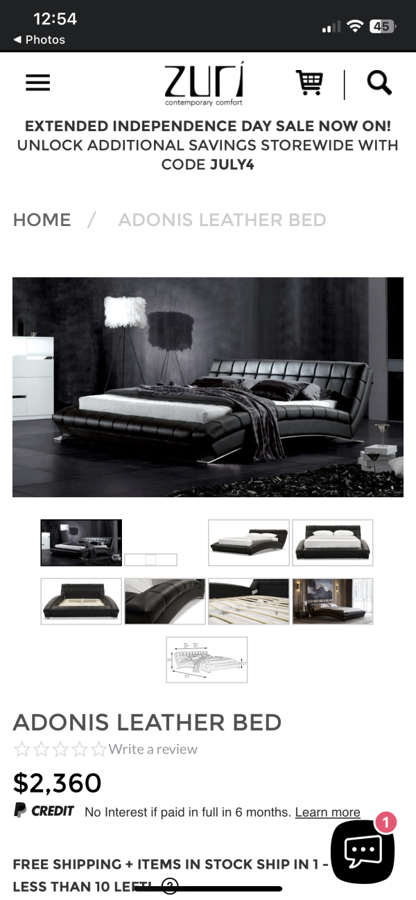 Barcelona Bed