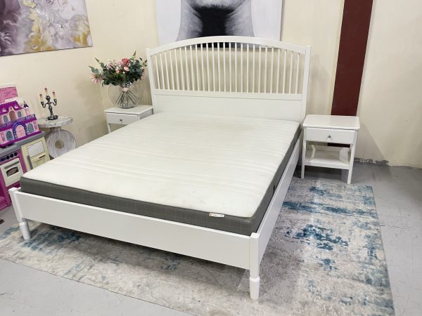 kea Bed With Two Side Tables Mattress - Image 4